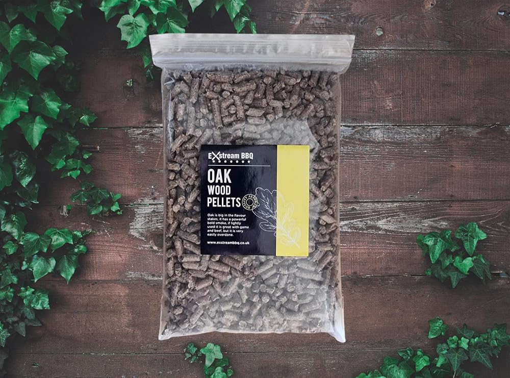 Exstream BBQ Oak 1 Litre Pellet for Ninja Woodfire Grill Resealable Bags