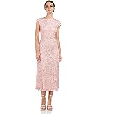 JS Collections Womens Kiara A-line Tea Length Dress