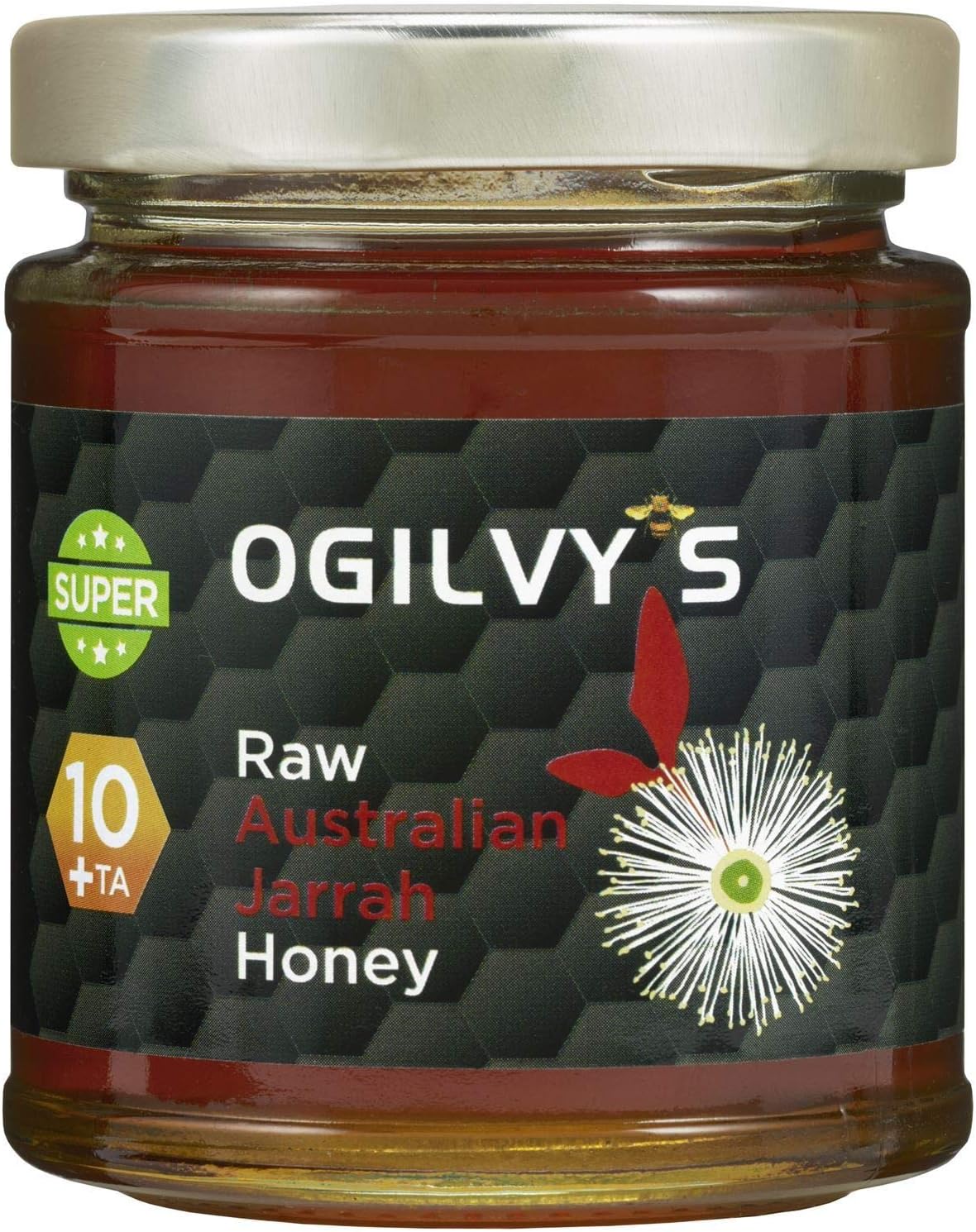 Ogilvys | Raw Australian Jarrah Honey 10+ | 5 x 240g