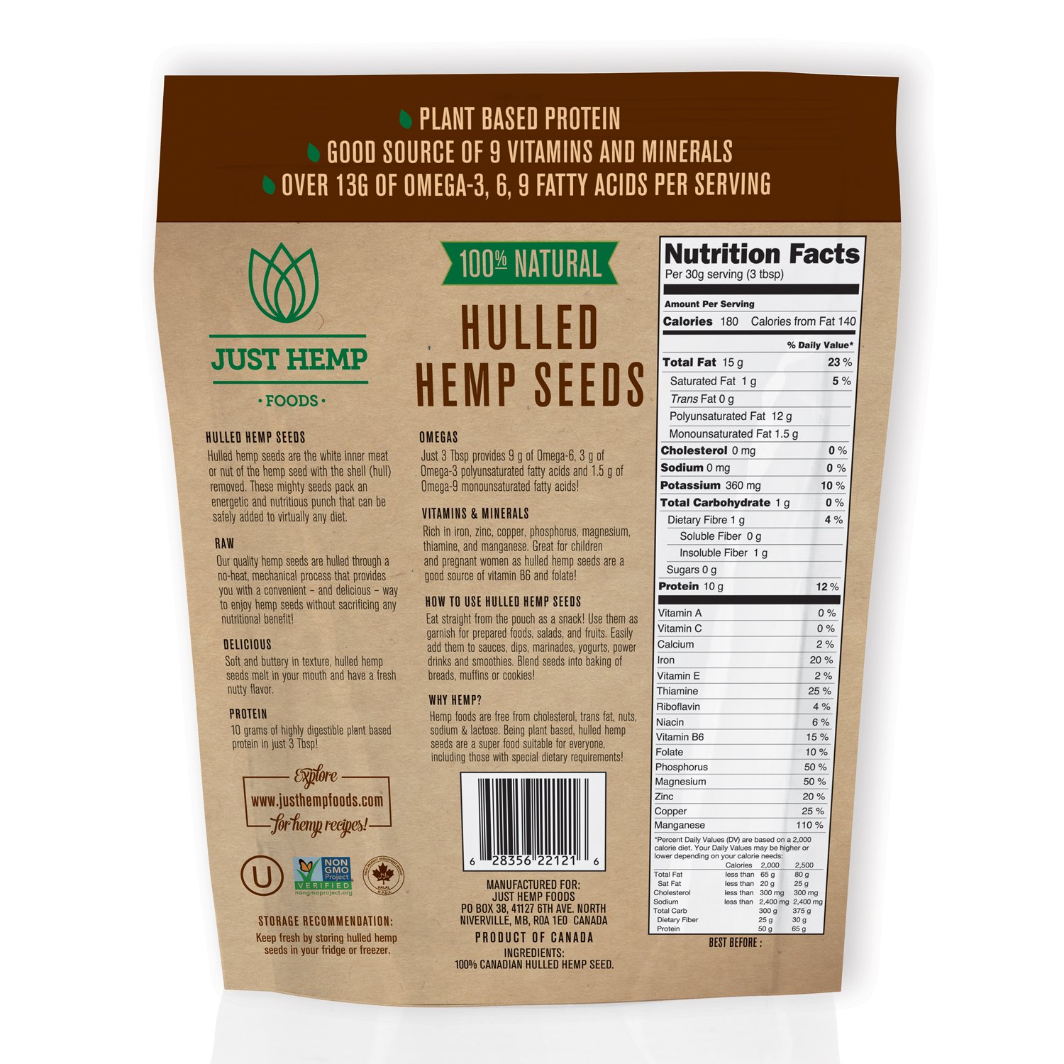 Nutritional Value Of Hulled Hemp Seeds Besto Blog