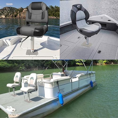 Boat Seat Base Mount Boat Seat Pedestal Base Mount Plate for 3/4