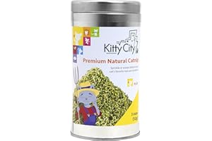 Kitty City Cat Premium Natural Catnip Collection, Catnip Tin