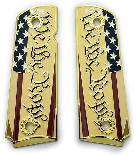 Replacement 1911 Compact Officer Size Grips for Colt, Rock Island