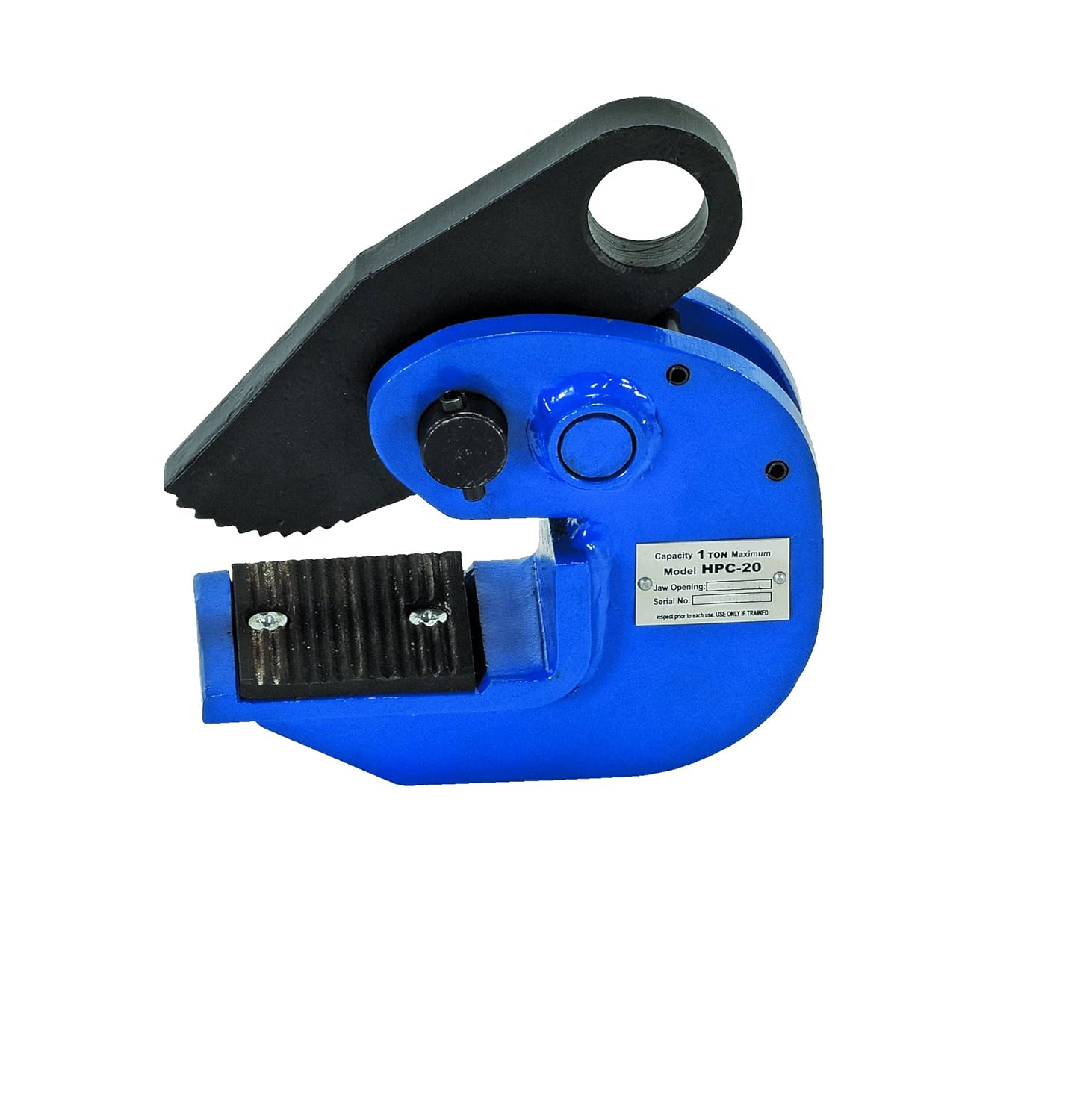 Vestil HPC-20 Horizontal Plate Lifting Clamp, Steel, 13/16" Plate Thickness, 2000 lbs Working Load Limit, 1.2" Bale Opening: Industrial & Scientific