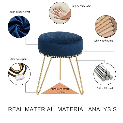 blue dressing table stool Homecoming Dress Blue Halter Sleeveless Short Prom Dress Party Dress US6 / As Picture