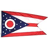 Annin Flagmakers Ohio State Flag USA-Made to Official State Design Specifications, 3 x 5 Feet (Model 144260)