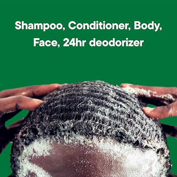 IRISH SPRING 5 IN 1 MOISTURIZING BODY WASH FOR MEN, SHAMPOO, CONDITIONER, BODY AND FACE WASH, AND 24 HOUR DEODORIZER, PARABEN-FREE, FRESH EUCALYPTUS & BERGAMOT SCENT, 30 FL OZ – PACKAGING MAY VARY