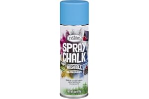 RUST-OLEUM Testors 307589 Matte Washable Spray Chalk Blue, 6 Oz