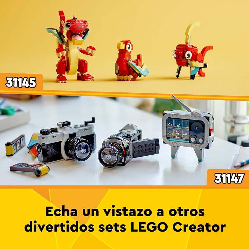 Creator 3 en 1 Camión Plataforma con Helicóptero 31146