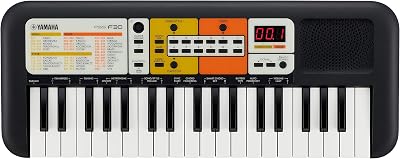 Yamaha PSS-F30 Portable Mini Keyboard 120 Voices 30 Songs Smart Chord Black