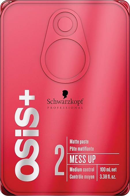 Schwarzkopf 16031 Osis Mess Up Matt Paste, 1er Pack, (1x 100 ml)