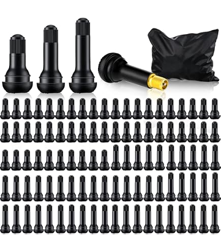 100 Pack TR425 Snap-In Tire Valve Stems – 0.625" (16mm) Rim Hole, 2" Length - View #2