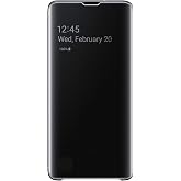 Samsung Galaxy S10 S-View Flip Case, Black