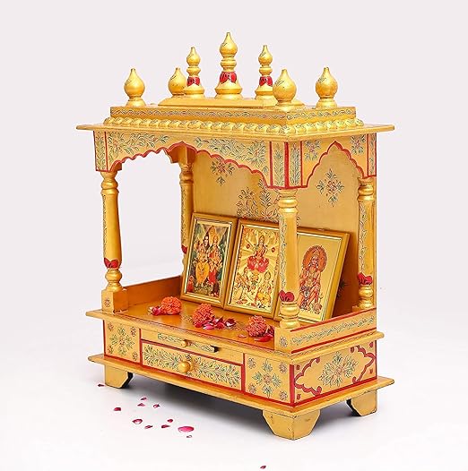 Desconocido Modfash Home Golden Temple Puja Ghar Mandir Home