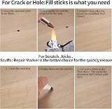 LJHOME 21Pcs Furniture Repair Kit Wood Filler Markers Wax Sticks Sharpeners view 3