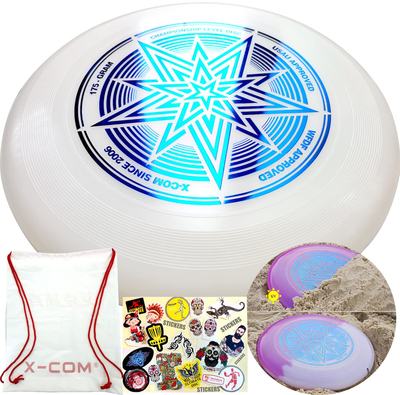 Ultimate Flying Disc 175g Glinting Star USA
