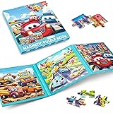 Magnetic Car Puzzles for Toddlers 3-5, 9-12-16