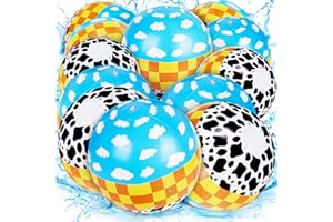 AOUSIN 12 Pack Cartoon Story Themed Beach Ball - 16" Bulk Inflatable Beach Balls for Summer Water Games, Toy Inspire Story Game Two Infinity and Beyond Birthday Party Favors, Graduation Decorations 2025