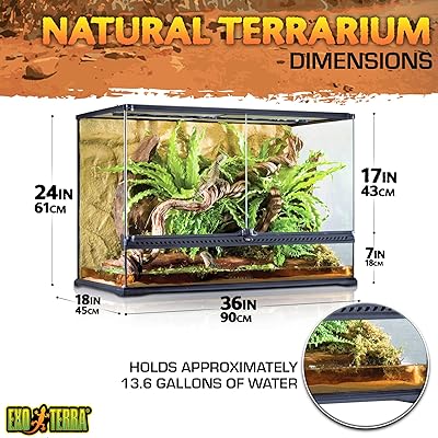 Buy Exo Terra Glass Terrarium 36 By 18 By 24 Inch Online In Senegal B001noba2y