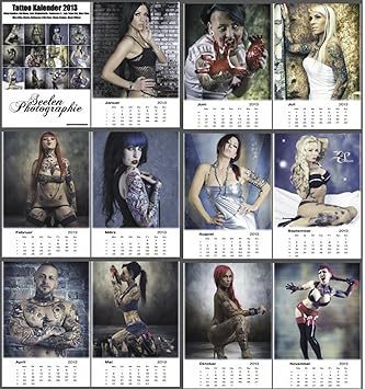 Tattoo Model Kalender 2013: Amazon.de: Bürobedarf & Schreibwaren
