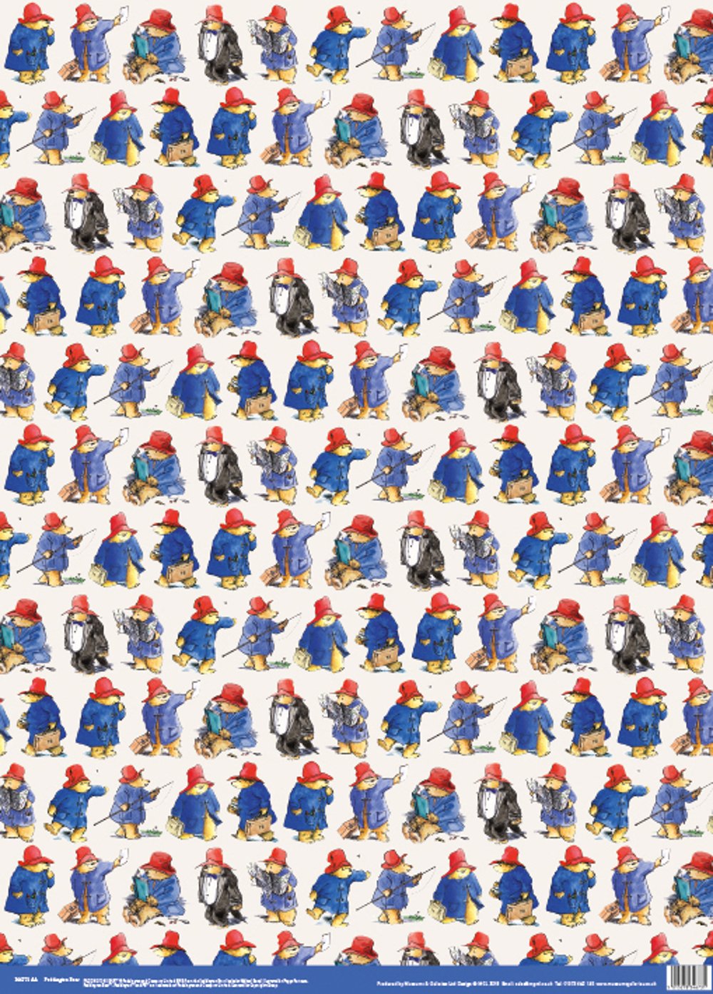 Gift wrap Featuring Bear