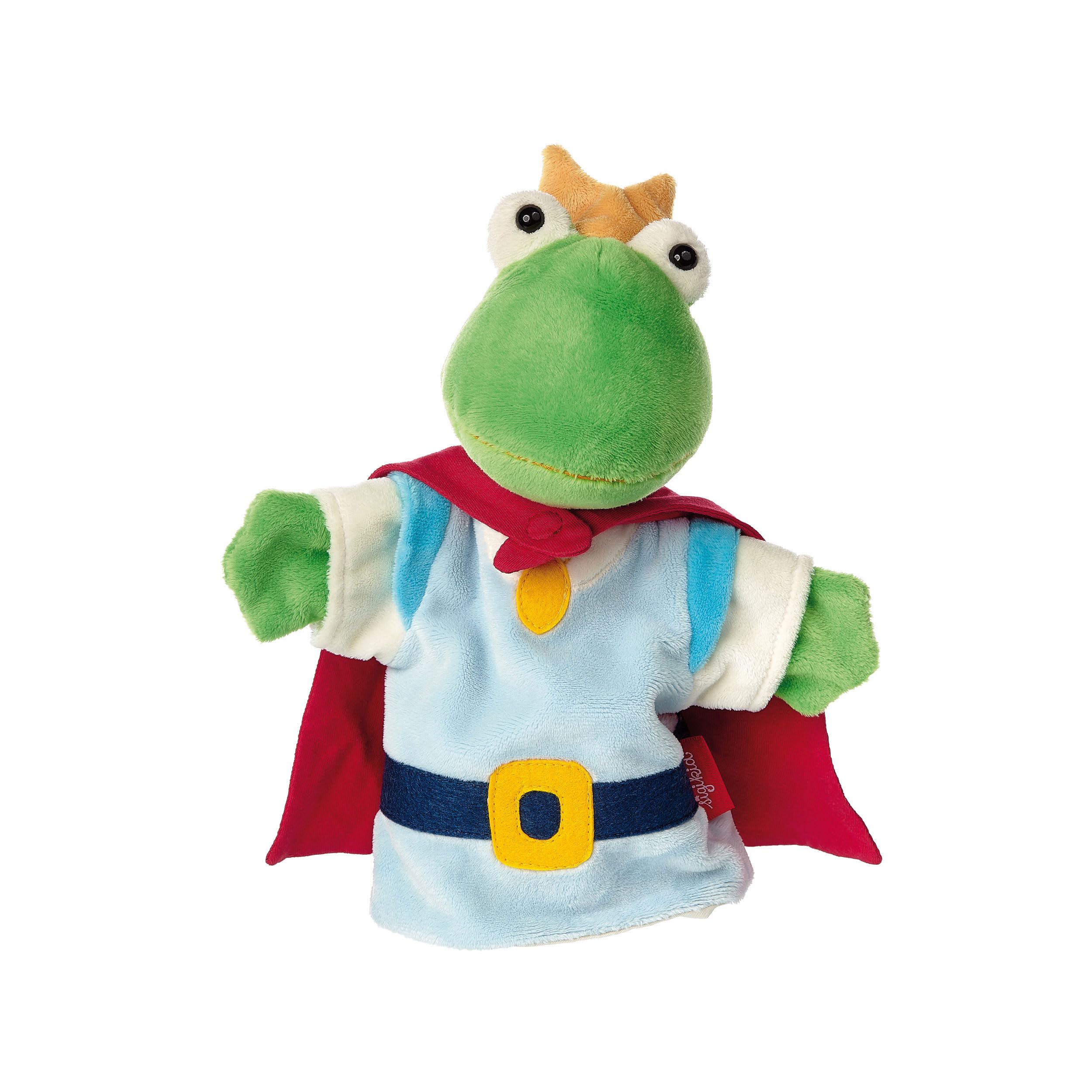 Sigikid 41318 27 x 16 x 10 cm My Little Theatre King Frog Hand Puppet