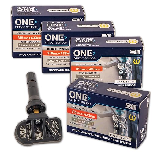 Tpms One Silverback Automotive One-Direct TPMS Programmable Sensor Set of 4. 3 ...