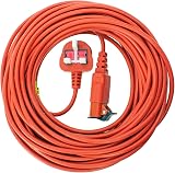 Spares2go 20 Metre Cable & Lead Plug for Flymo Lawnmower & Hedge Trimmer view 2