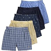 POLO RALPH LAUREN 5-Pack Classic Fit Woven Boxers