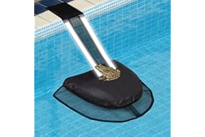 LCHUANG Pro Pool Animal Critter Escape Ramp Frog Saver Pads Ladder for Swimming Pools Lily Pad for Frogs Float Life Saving Wildlife Duck Duckling Creature Rescue Bridge Log Maintenance Kits Accessories Device