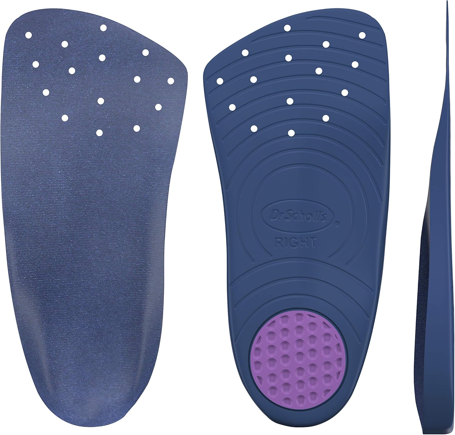 Dr. Scholl’s HEEL Pain Relief Orthotics // Clinically Proven to Relieve Plantar Fasciitis, Heel Spurs and General Heel Aggravation (for Men's 8-12, also available for Women's 5-12): Health & Personal Care