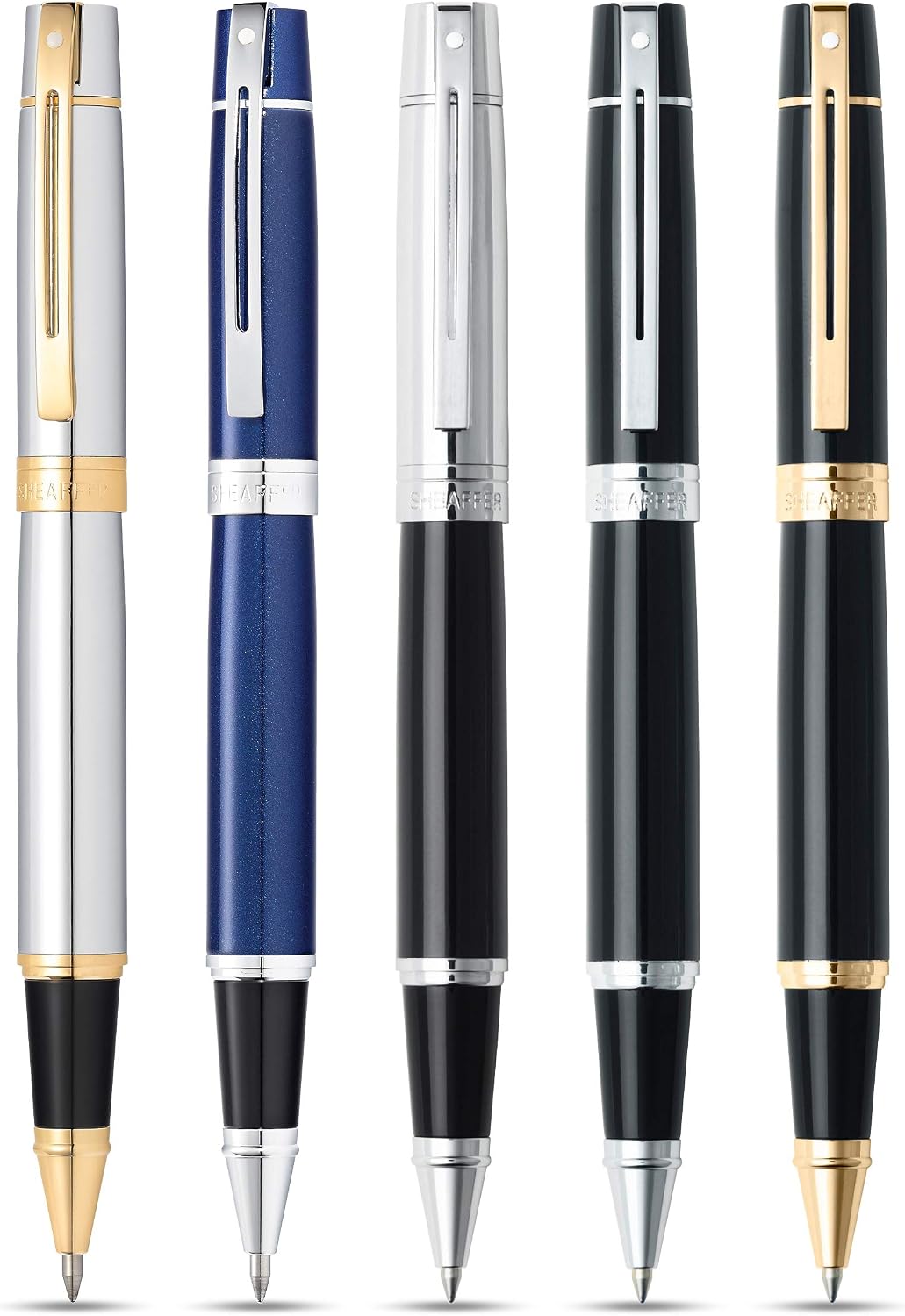 Sheaffer 300 Pen Rollerball pen Laque Noire/Capuchon Chrome, black / black - Image 5