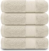 GC GAVENO CAVAILIA Fade Resistant Bath Towels 700GSM Cream 4Pk