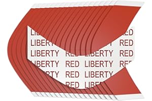 Sunshine Tape Liberty Red Hairpiece Wig Tape | Made in USA | 36 A Curve Strips | Double Sided Adhesive Tape for Toupee Lace Front Wig Strong Hold Waterproof Contours