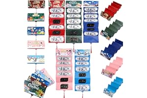 Neioaas Christmas Money Holder for Cash Gift Card, Xmas Surprise Money Holder with 10 Slots, Festive Cash Gift Organizer with
