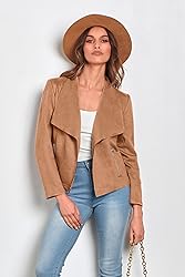 PRETTYGARDEN Women's Faux Suede Jackets 2024 Fall