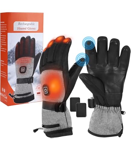 Lychee Rechargeable Heated Gloves, 7.4V, 22.2Wh Fast Heating For Men - View #2