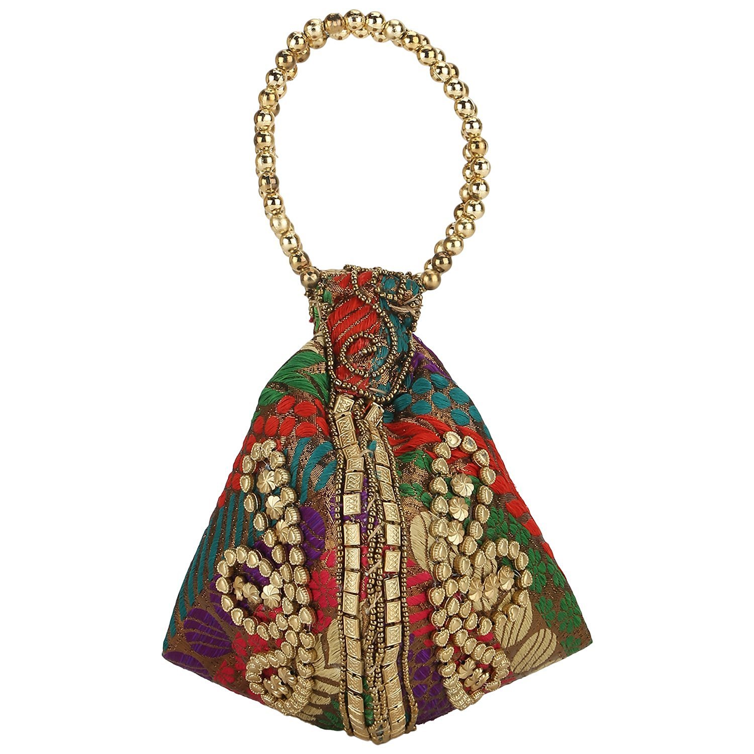 stop here handmade zari hari potli bag