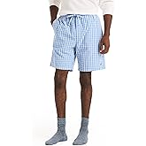 Nautica Mens Nautica Sustainably Crafted Plaid Poplin Sleep Short