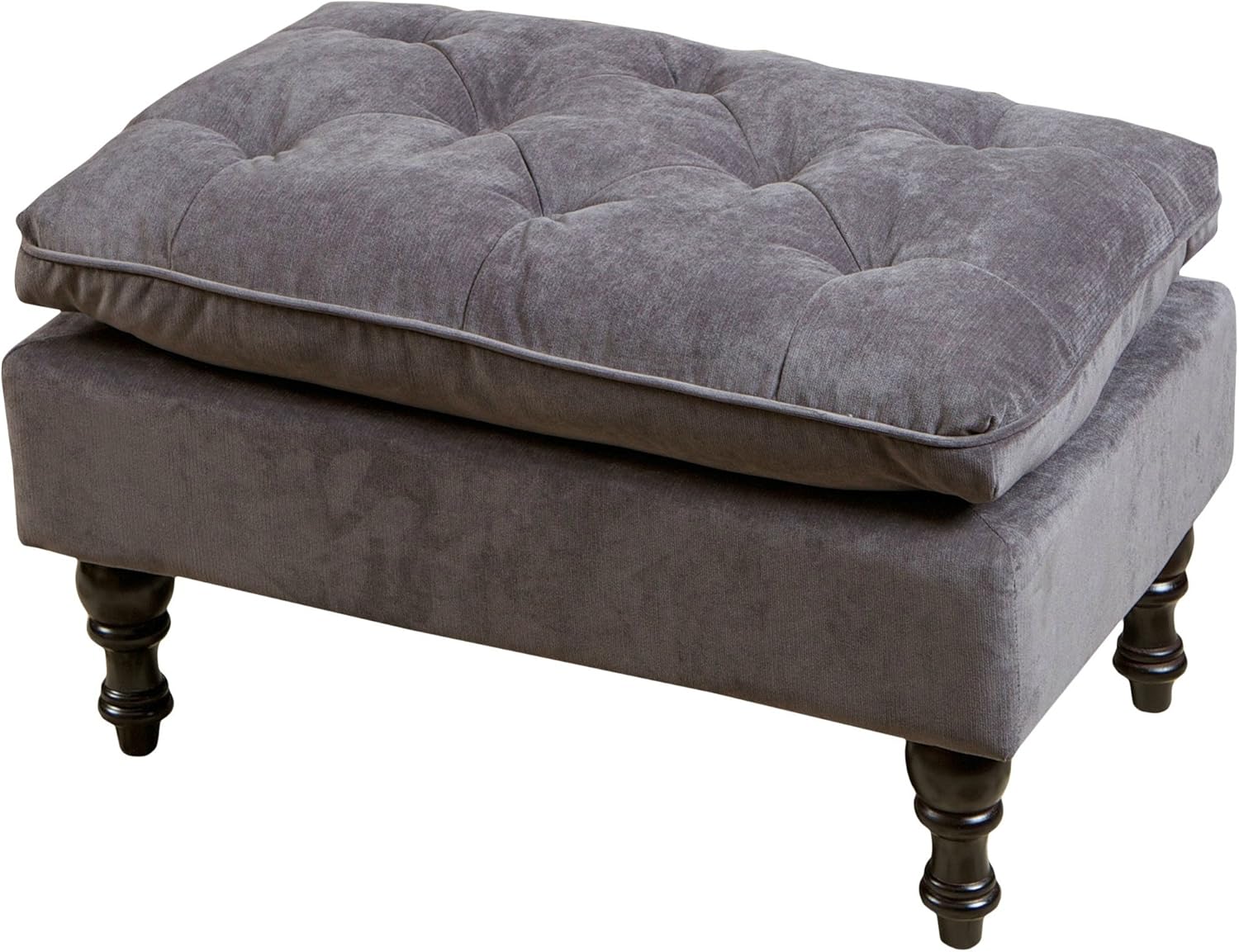 Pouf Ottoman Footstool Chair Living Room Elegant Furniture