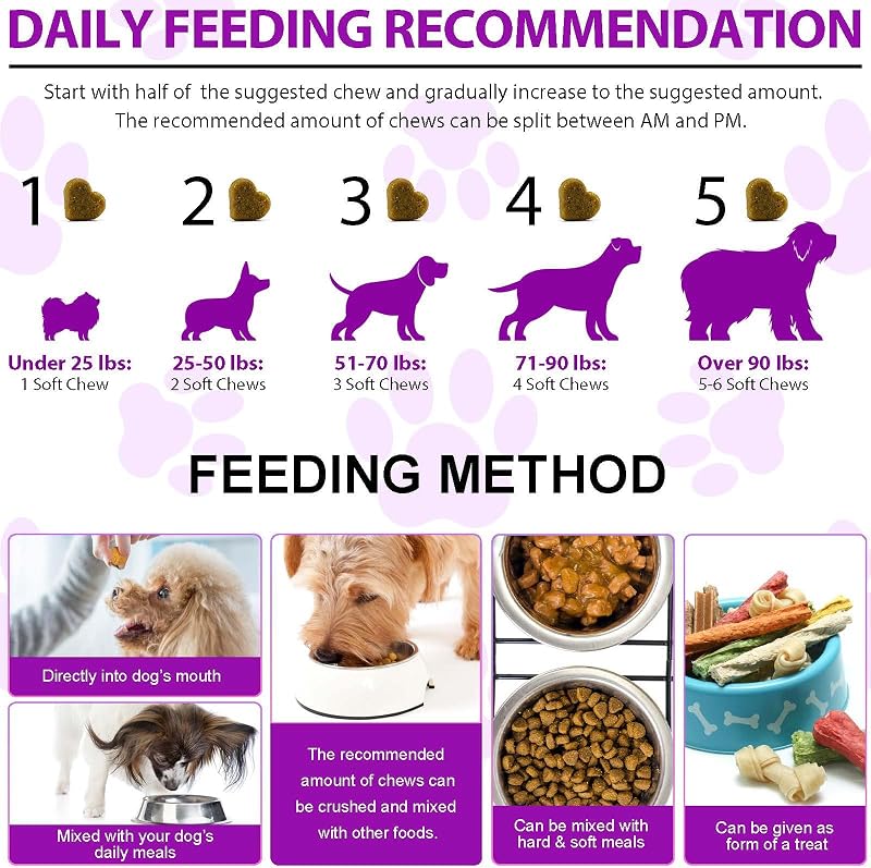 15 em 1 multivitamínico, 150 vitaminas mastigáveis para cães, suplementos para ancas e articulações, sistema imunitário, pelo e pelo, todas as idades e raças, sabor a pato — foto 7 de 7