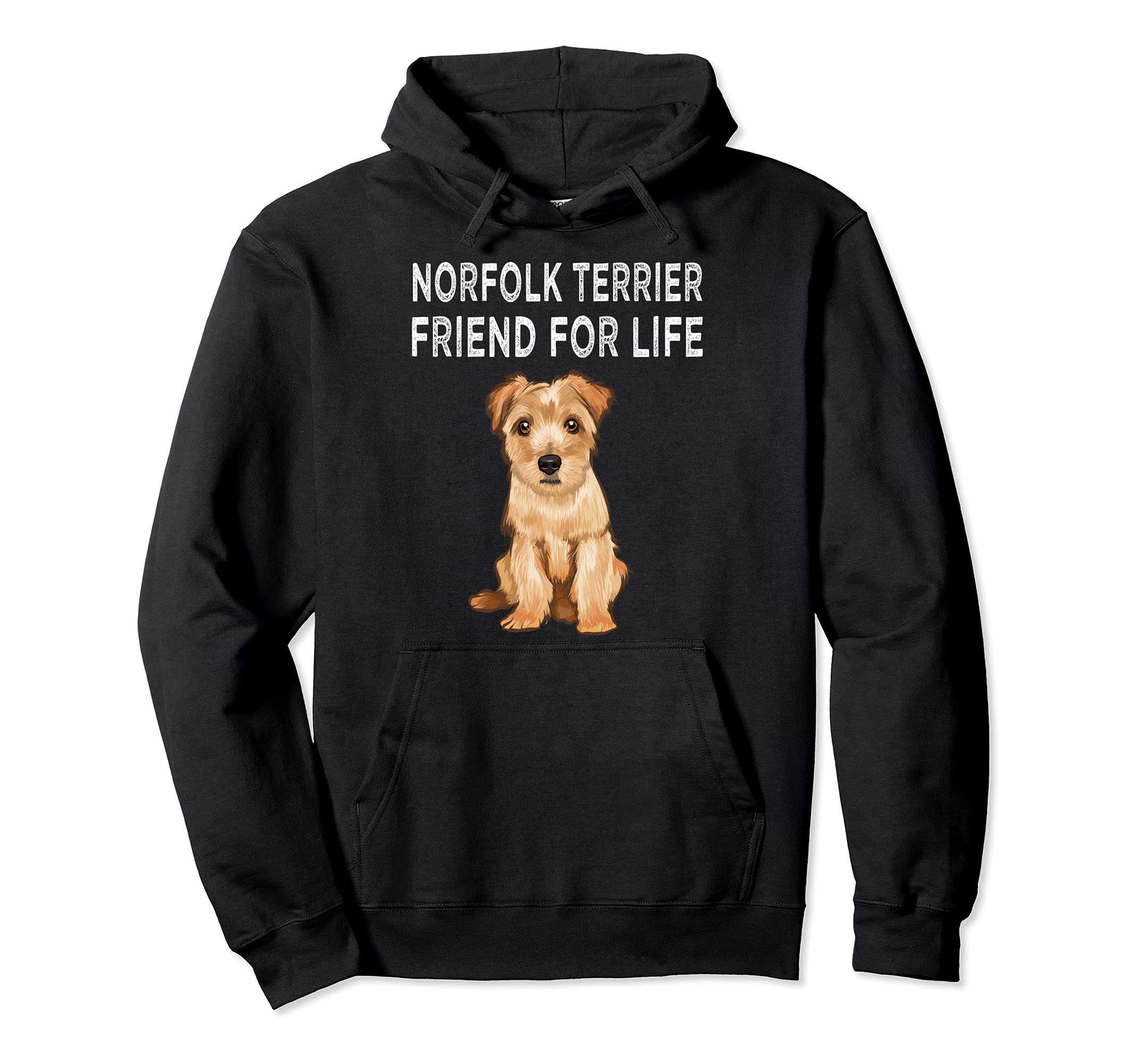 Norfolk Terrier Friend For Life Dog Friendship Pullover Hoodie
