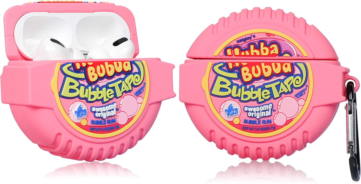 Oqplog for Airpod Pro for AirPods 3rd Gen Case 3D Cute Fun Cartoon Fashion Funny Character Air Pods Pro Cover Design for Girls Women Teen Unique Kawaii Trendy Food Soft Silicone Cases – Bubba Candy