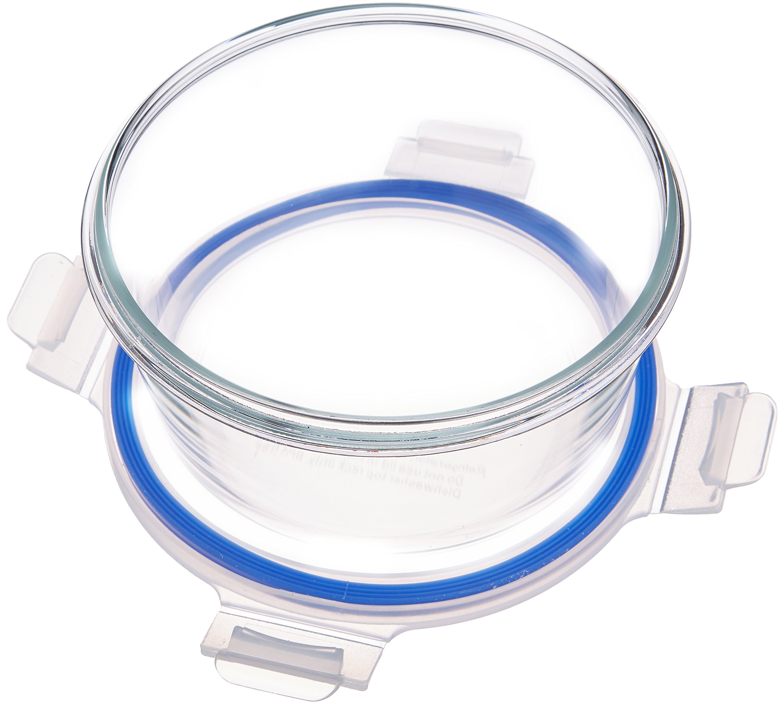 AmazonBasics Glass Locking Lids Food Storage Containers, 14-Piece Set