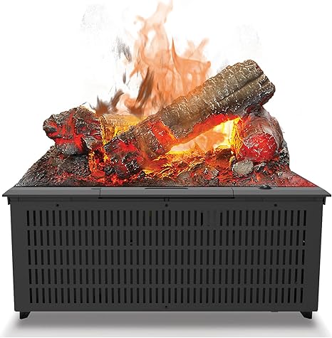 Dimplex 204516 Elektrischer Kamin mit Fernbedienung, 220 V, Schwarz