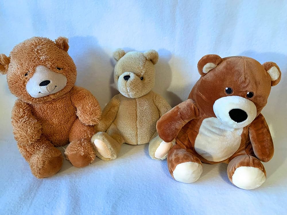 WEIGHTED BEARS, weighted stuffed animal with 1 1/22 1/2