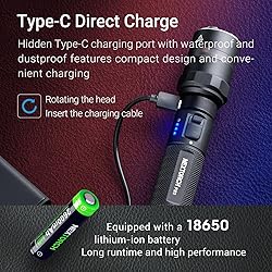 NEXTORCH P83 LED Police Flashlight, High Lumens