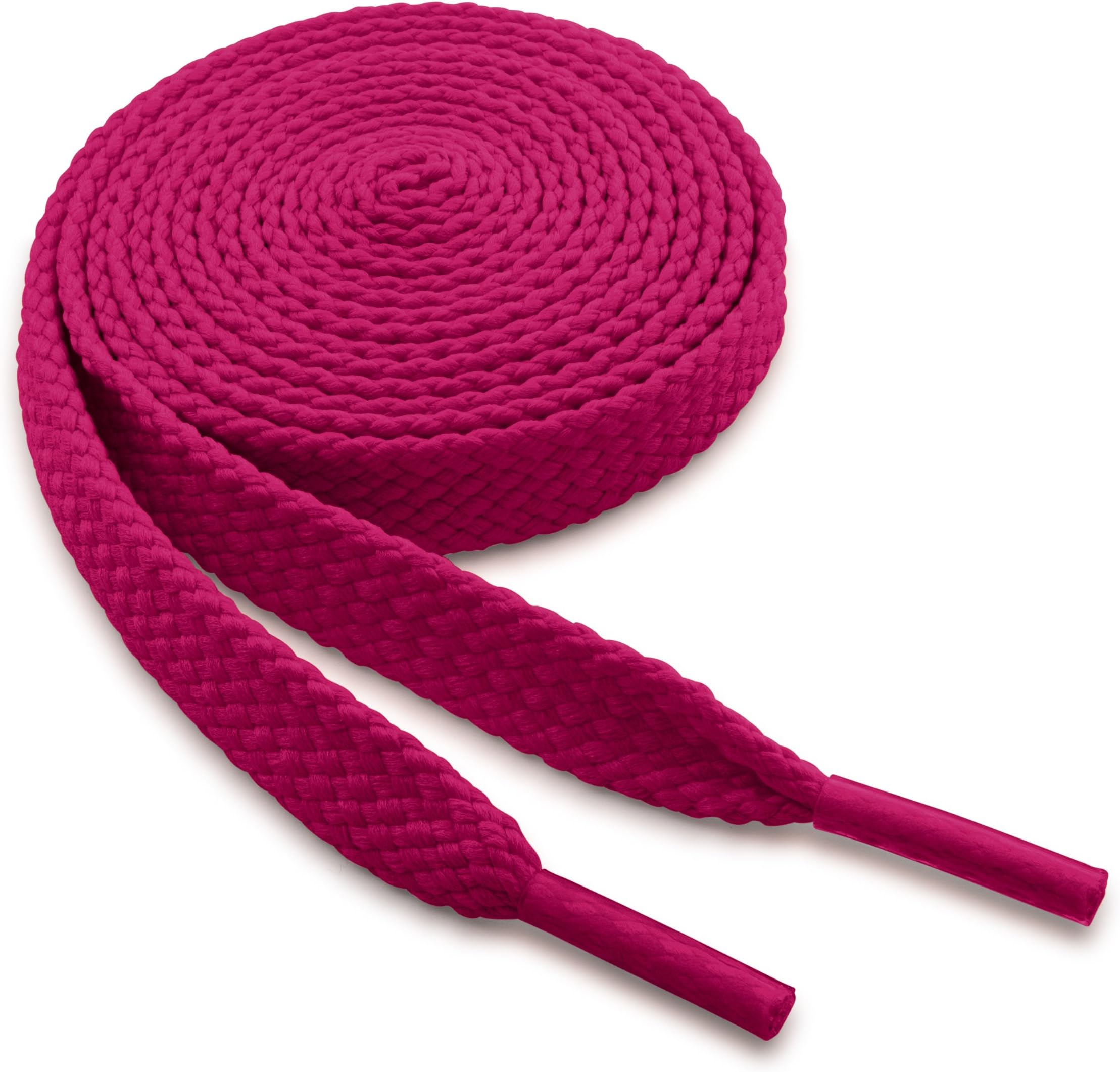 Wide Flat Athletic Shoelaces 2 Pair Pack - Made in the USA