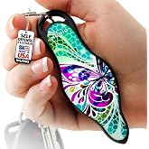 MUNIO Self Defense Keychain – Stylish, Portable Safety Tool for Women & Men – Non-Lethal, TSA Approved, Made in USA