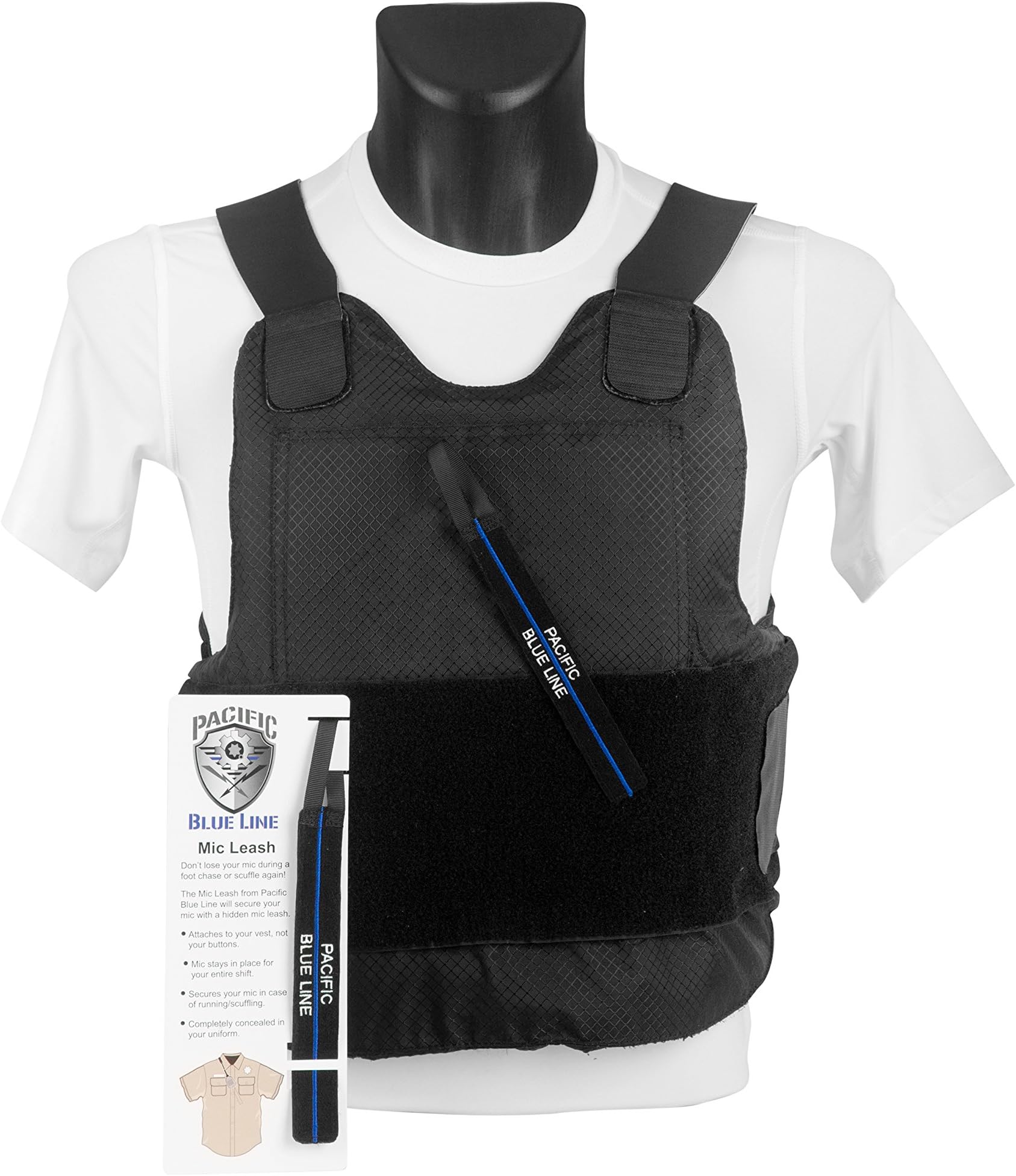 Tactical Mic Leash (Long) - Mic Loop Keeps Lapel Mic in Place for Police/Law Enforcement Radio